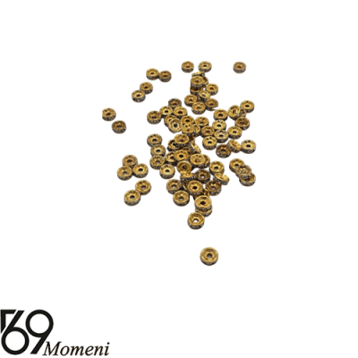 رینگ نگین دار طلائی سایز۸