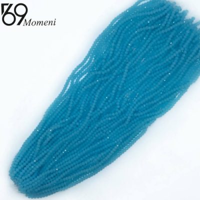 مهره کریستال سایز ۶ رنگ آبی آسمانی