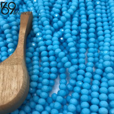 مهره کریستال سایز ۶ رنگ آبی روشن