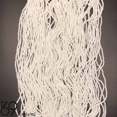 مهره کریستال سایز ۴ رنگ سفید
