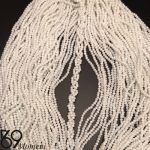 مهره کریستال سایز ۴ رنگ سفید