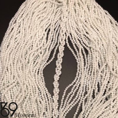 مهره کریستال سایز ۴ رنگ سفید