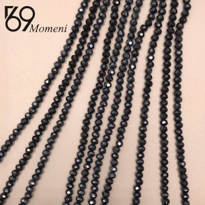 مهره کریستال سایز ۴ رنگ خاکستری