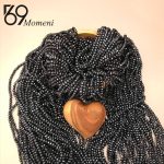 مهره کریستال سایز ۴ رنگ خاکستری