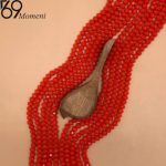 مهره کریستال سایز ۶ رنگ گوجه ایی