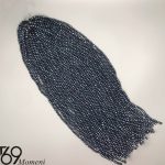 مهره کریستال سایز ۶ رنگ ذغالی
