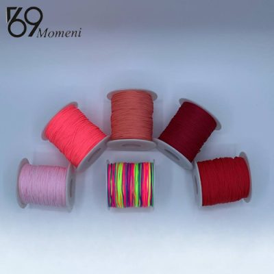 نخ دستبند رنگ سرخابی روشن