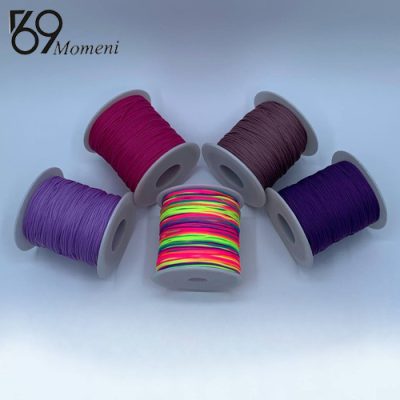 نخ دستبند100 یاردی رنگ یاسی