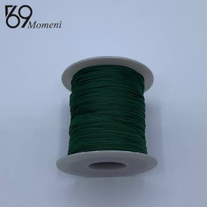 نخ دستبند 100 یاردی رنگ سبز یشمی تیره
