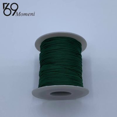 نخ دستبند 100 یاردی رنگ سبز یشمی تیره