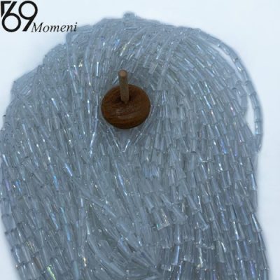 کریستال پافیلی سایز ۶*۱۲ رنگ سفید شفاف