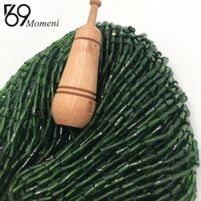 کریستال پافیلی سایز ۴*۸ رنگ سبز