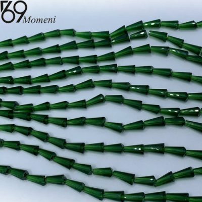 کریستال پافیلی سایز ۶*۱۲ رنگ سبز
