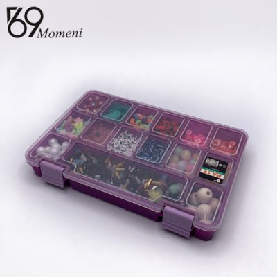 باکس نگهدارنده کوچک سایز ۹ رنگ بنفش
