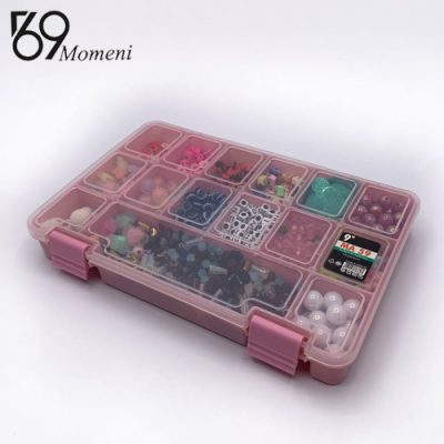 باکس نگهدارنده کوچک سایز ۹ رنگ صورتی