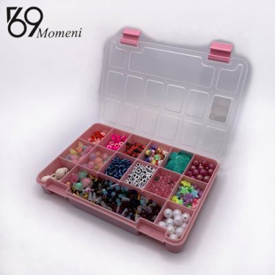 باکس نگهدارنده کوچک سایز ۹ رنگ صورتی