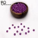 مهره مکعبی سایز ۸ رنگ بنفش شفاف