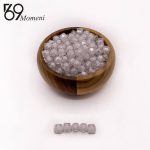 مهره مکعبی سایز ۱۰ رنگ سفید شفاف