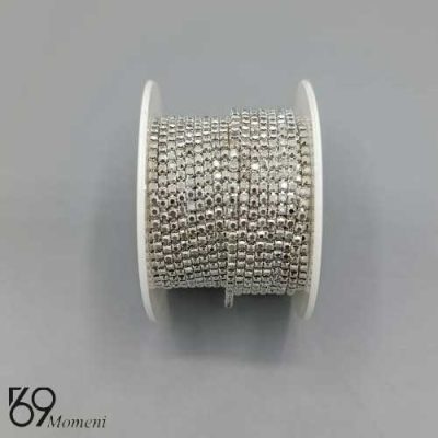 نگین متری توپ ۱۰یاردی رنگ نقره ایی