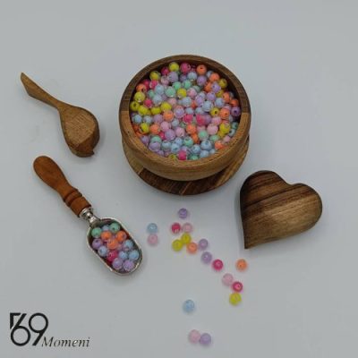 مهره پاستیلی گرد سایز ۸ بسته ۵۰۰گرمی